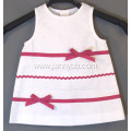 baby girl white one-piece casual dress